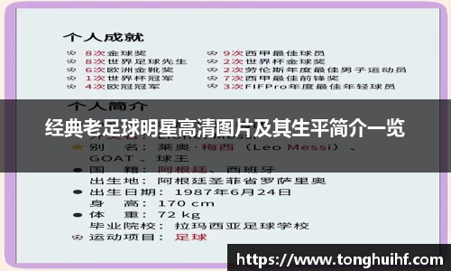 经典老足球明星高清图片及其生平简介一览